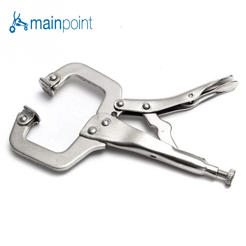 Mainpoint " Стопорные плоскогубцы из сплава стали сварочные Стопорные C зажимные плоскогубцы круглый деревянный шип локатор деревообрабатывающие Зажимы Ручной инструмент