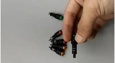 Небольшой светодиодный Мощность сигнальная лампа индикатор открытым отверстие