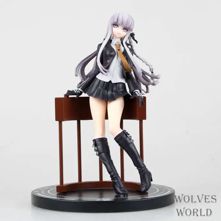 Huong Аниме Фигурка 23 см Danganronpa Kirigiri Kyoko Сексуальная ПВХ фигурка Коллекционная
