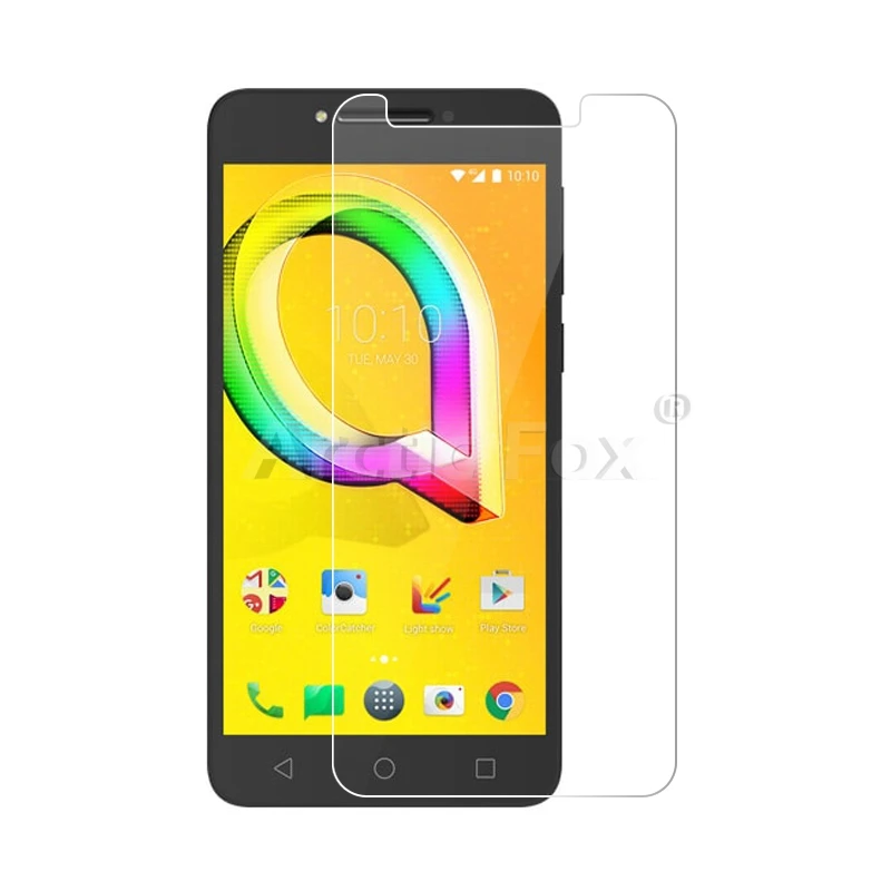 5 шт./лот закаленное Стекло для alcatel A5 светодиодный Экран протектор Защитная