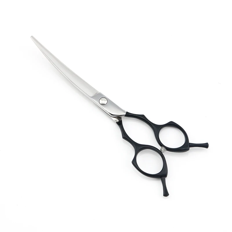 Профессиональные ножницы для груминга собак 6 5 дюйма изогнутые фиолетовый