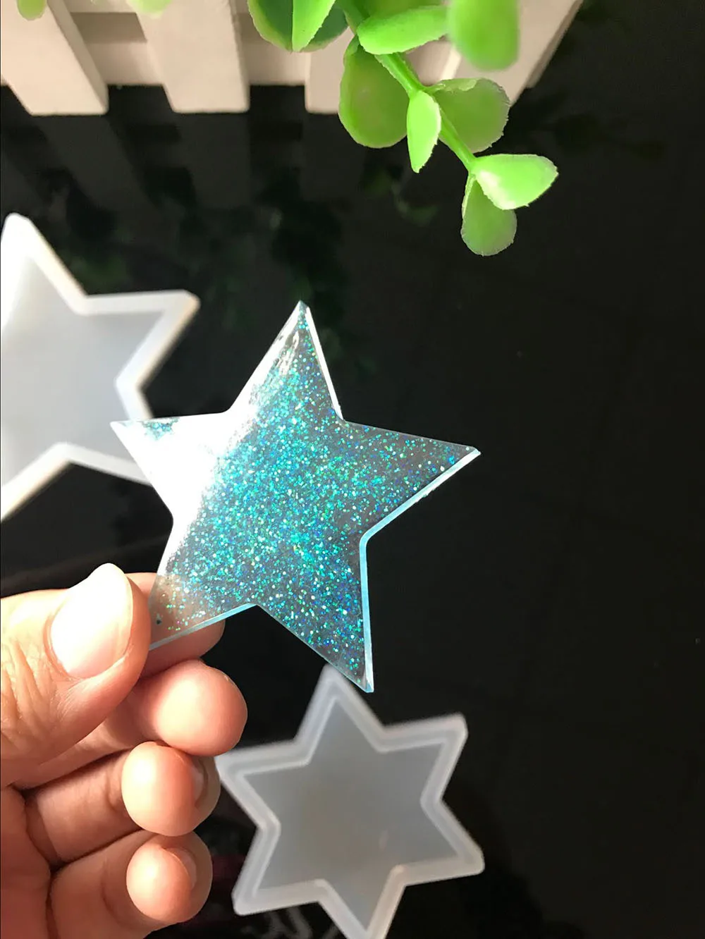 1 шт. звезда цветок сердце жидкий силикон Expoxy прессформы смолы ювелирные изделия