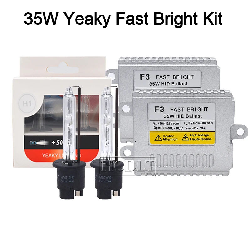 HCDLT Премиум 35 Вт 5500K H11 Xenon Yeaky HID конверсионный комплект H1 H3 H7 HB3 HB4 D2H 4500K 6500K AC F3
