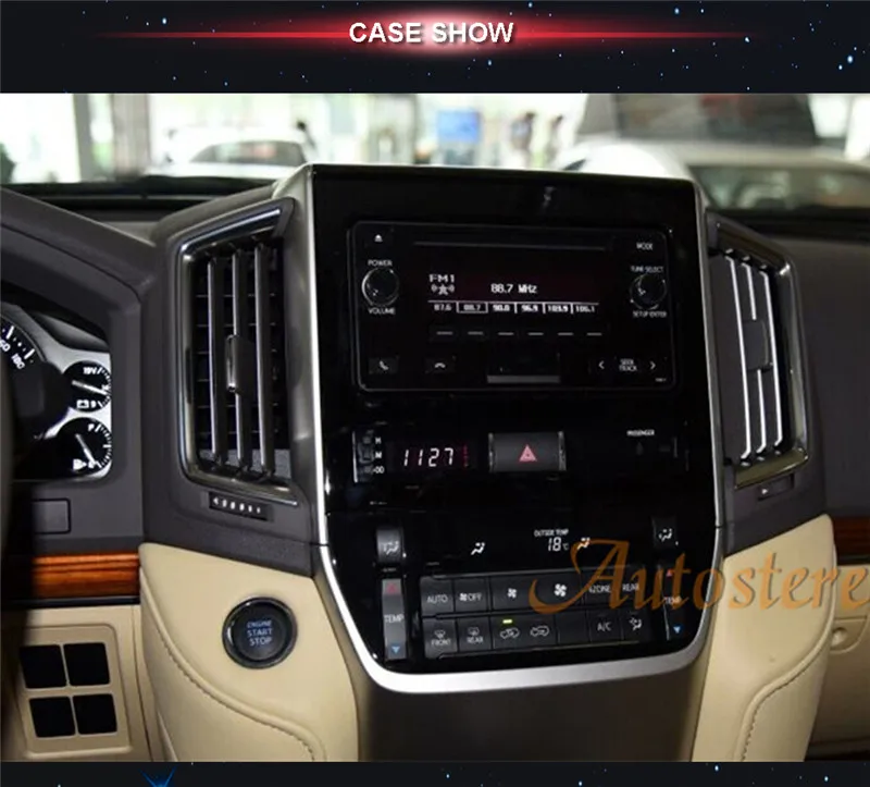 Автомобильная Мультимедийная система android 8,1 Тесла стиль 12,1 дюймов для TOYOTA LAND CRUISER LC200 радио приборная(устройство цифровой записи) аудио