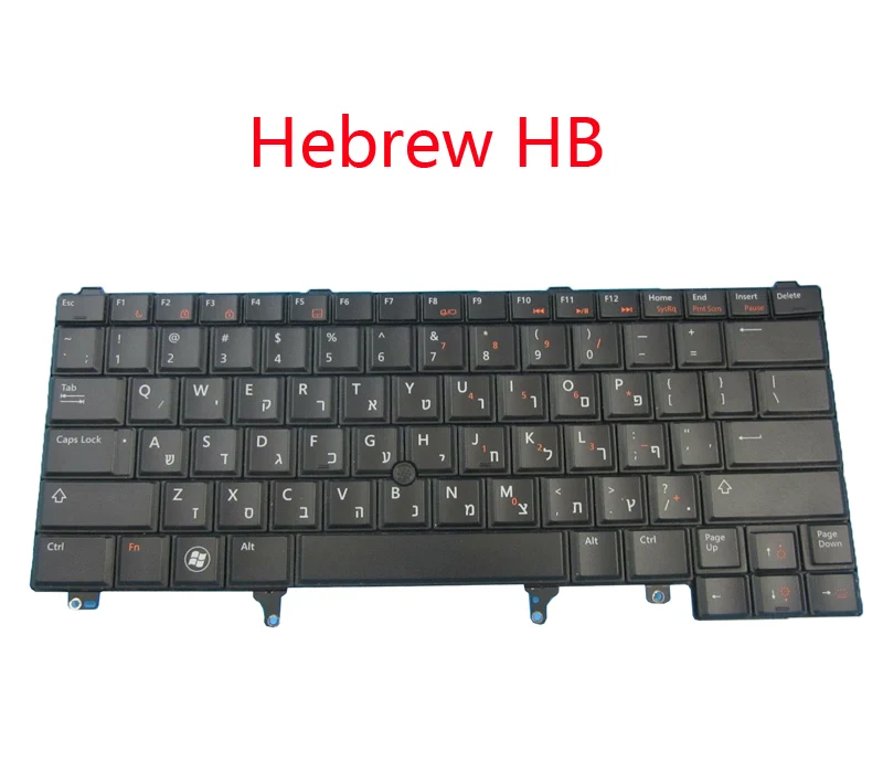 Клавиатура для ноутбука DELL E6440 E6430 E6420 E6330 E6320 E6230 E6220 E5430 E5420 иврит HB АР арабский FR
