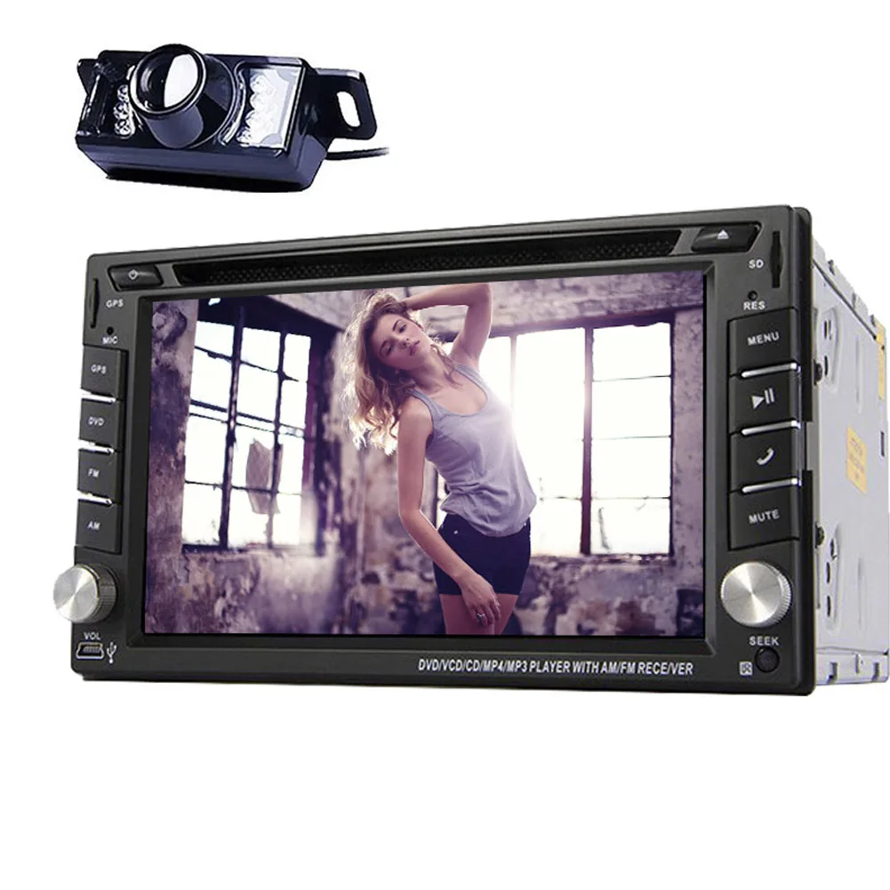 Sub 2 din головное устройство Универсальный RDS Электроника радио приемник логотип