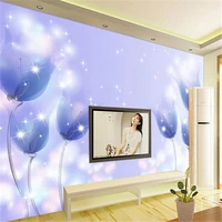 beibehang murals wallpaper modern minimalist bedroom tv backdrop wallpaper video wallpaper fresh large mural papel de parede