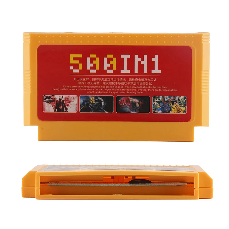 500 в 1 игровой картридж видео игры карты памяти 180 400 в 1 8 бит 60 s консоль для Nintend игра в кости классические FC игровые карты 8in1