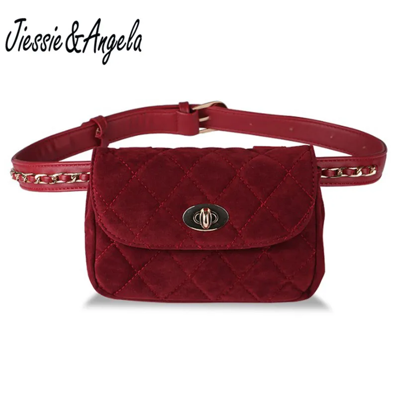 Поясная Сумка Jiessie & Angela кожаная для женщин|bag fanny|fashion waist packswaist pack |