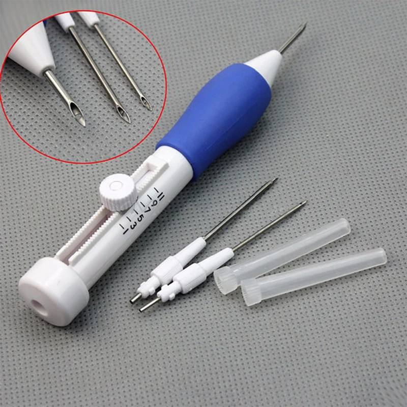 Mylb Diy Набор пробивных игл вышивка 3 иглы 2 Threader Abs пластиковые ремесленные