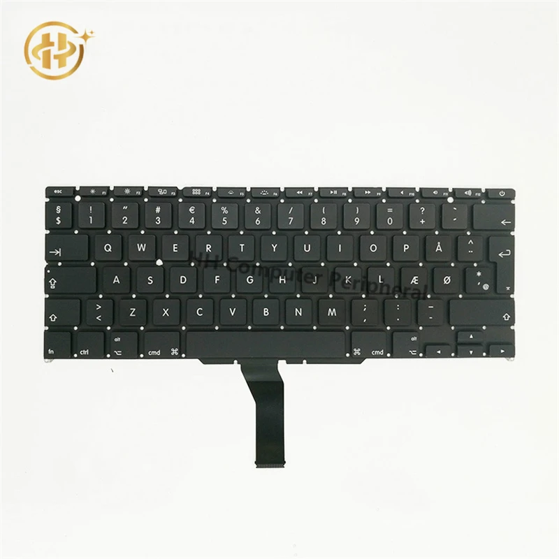 Новая клавиатура Датская DK для Macbook Air 11 ''A1370 A1465 раскладка клавиатуры 2011 2012 2013
