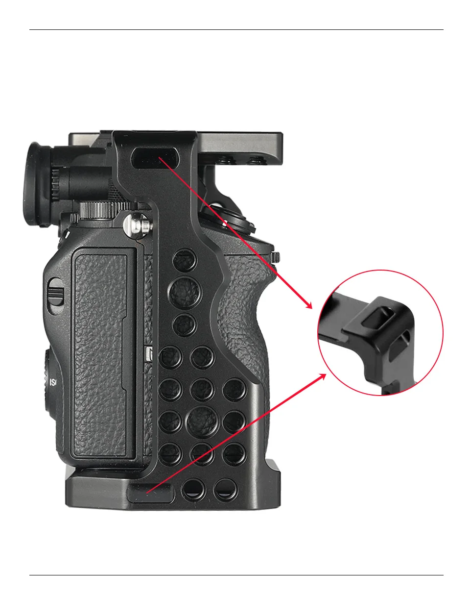 Клетка для камеры SmallRig A7M3 комплект для камеры sony A7RIII/A7III с ручкой и шаровой головкой a7iii аксессуары A7 III клетка для камеры