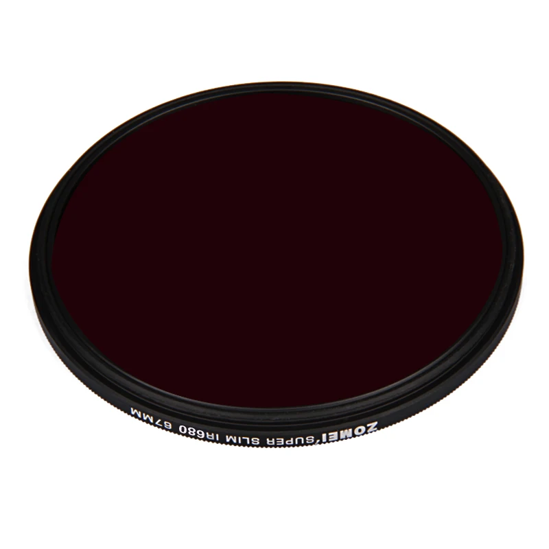 Высокое качество 680nm 720nm 760nm 850nm 950nm инфракрасный ИК-фильтр 37/49/52/58/67/72/82 мм для Canon Nikon