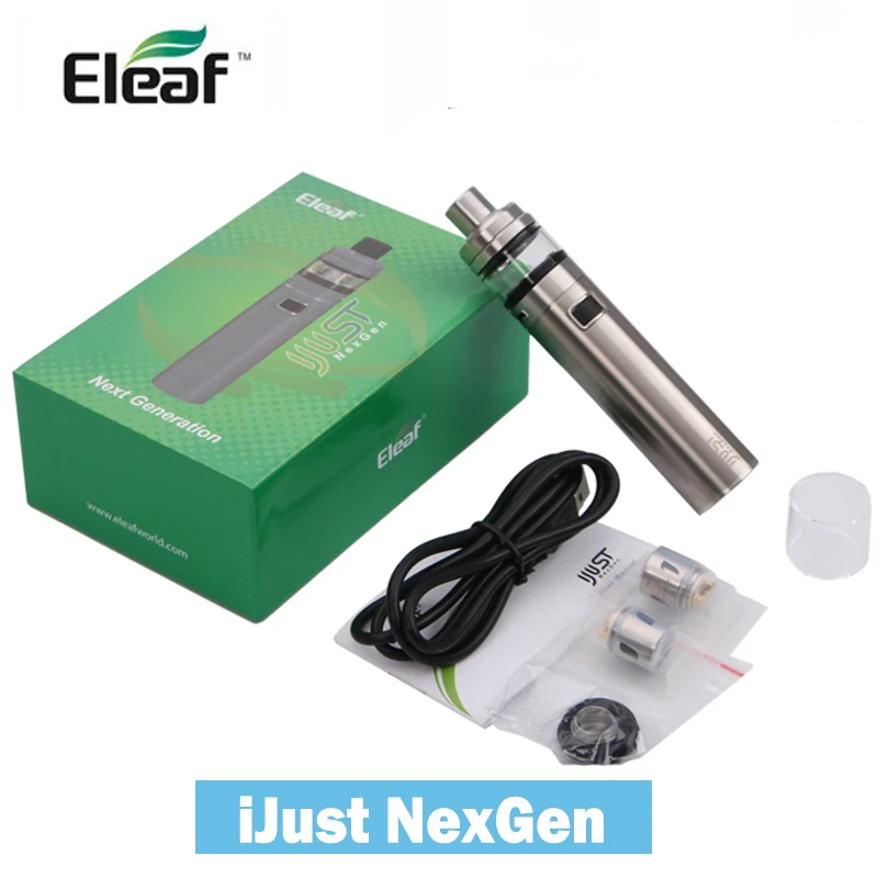 Eleaf ijust nexgen 50 Вт 2 мл с 3000 мАч все-в-одном комплект бак для электронного испарителя