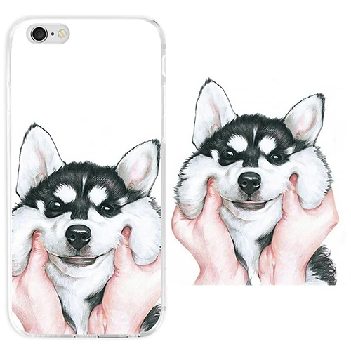 Милый Забавный собака печать фотографий мобильного телефона чехол для iPhone 6 S