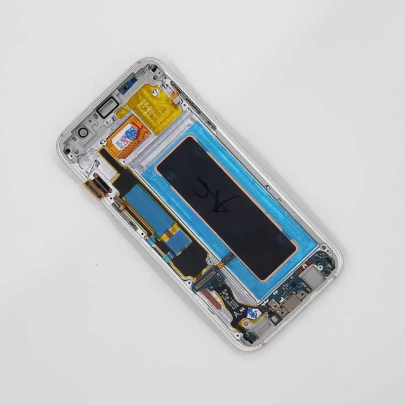 Супер OLED 5 &quotдля SAMSUNG GALAXY S7 Edge S7edge G935 G935F G935FD ЖК дисплей с рамкой сенсорный экран