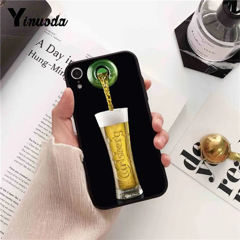 Yinuoda ледяной стакан пива летний пузырчатый чехол для телефона iPhone8 7 6 6S 6plus X XS MAX 5 5S