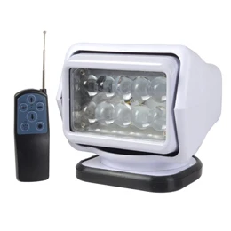 2pcs white 50W морской поиска светильник Светодиодный точечный светильник 12/24V Беспроводной Точечный светильник для лодки грузовики внедорожных черный/белый Корпус 360 вращать 1 шт - Цвет: 2pcs white