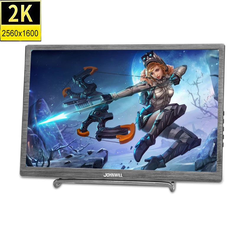 

10.1 Inch 2K Screen Portable HD Display 2560x1600 IPS LCD/LED Display HDMI/Two Type-C (USB C) 2USB Interface 15.6" Game Monitor