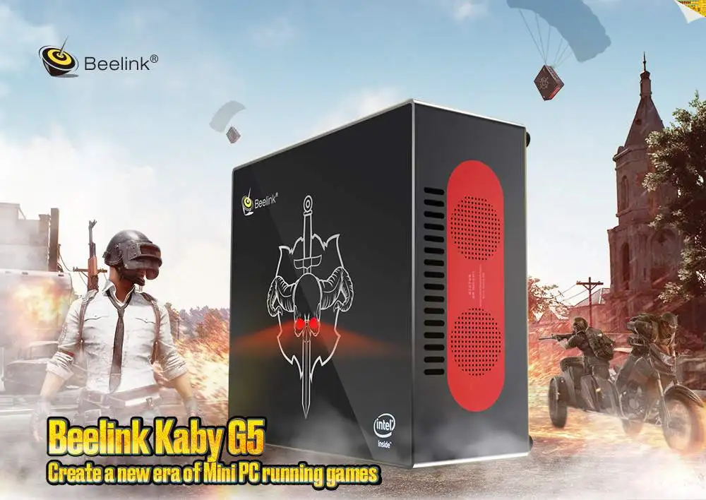 Beelink KABY G5 Intel i5-8305G 16 Гб DDR4 256 ГБ SSD ТВ-приставка Intel HD graphics 630 мини-ПК Поддержка Windows 10 bluetooth динамик