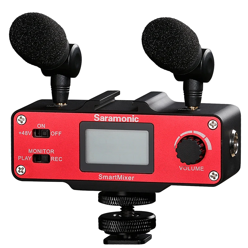 Saramonic smartmixer ручной Запись стерео микрофонная установка для iPhone 7 6 6S 5 5S и Samsung Galaxy Xiaomi смартфонов