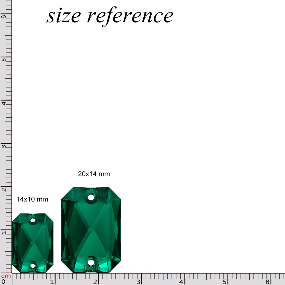 (1 шт.) Оригинальные стразы Swarovski 3252 изумрудные Стразы с 2 отверстиями для