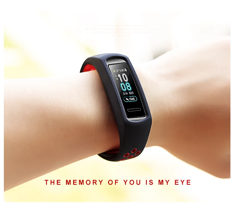 Силиконовый ремешок для huawei band 3/Redmi 3 pro двухцветный мягкий силиконовый Смарт Браслет сменный ремешок пористый вентиляции спортивный ремешок для часов