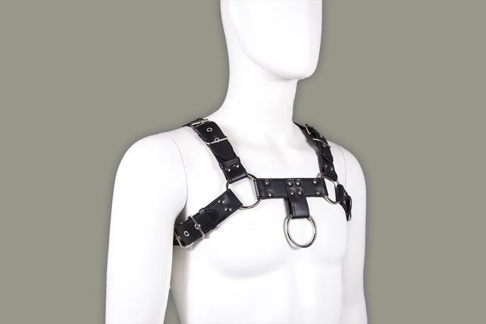 Мужской сексуальный бондаж ремень для груди тела Фетиш Клубная одежда взрослые