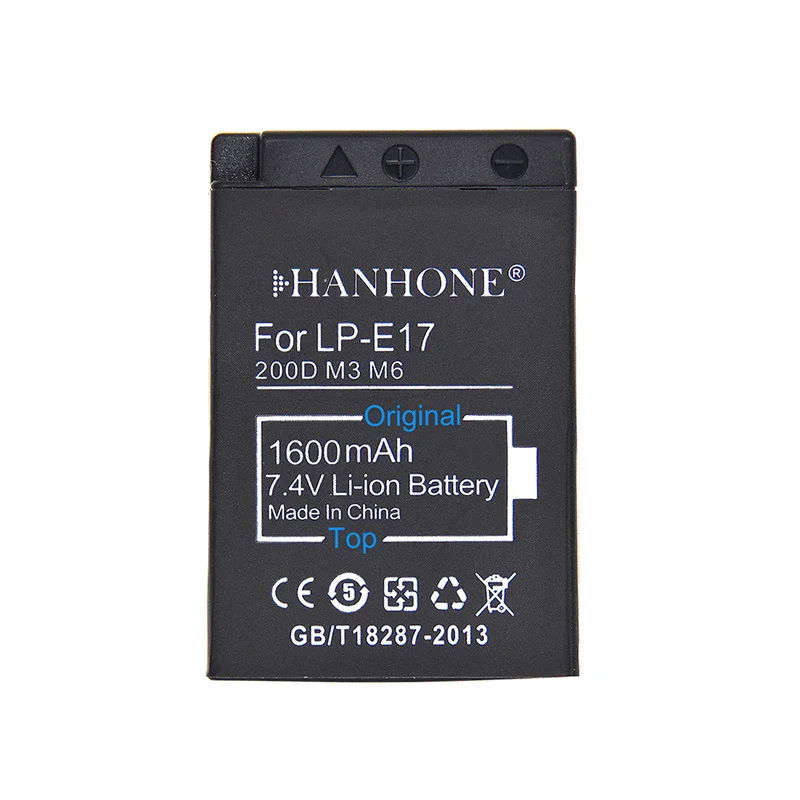 1 шт. Топ 1600 мАч LPE17 LP-E17 LP E17 батарея + LCD двойной USB зарядное устройство для Canon EOS M3 750D