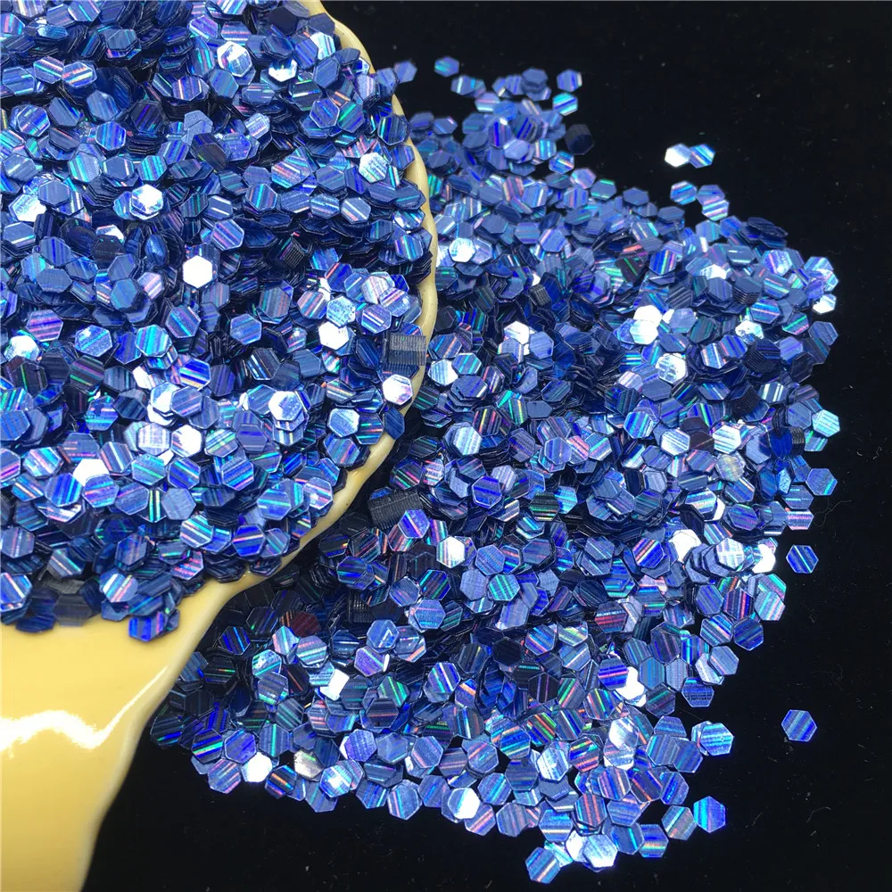 5500pcs 3mm Glitter Sequins PVC Laser Hexagonal Sequins for Crafts Paillette Sewing Decoration DIY Clothing Accessories