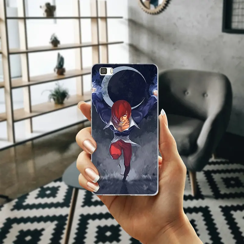 Король бойцов Иори Ягами мягкие чехлы для мобильных телефонов huawei P8 P9 P10 P20 Lite Smart