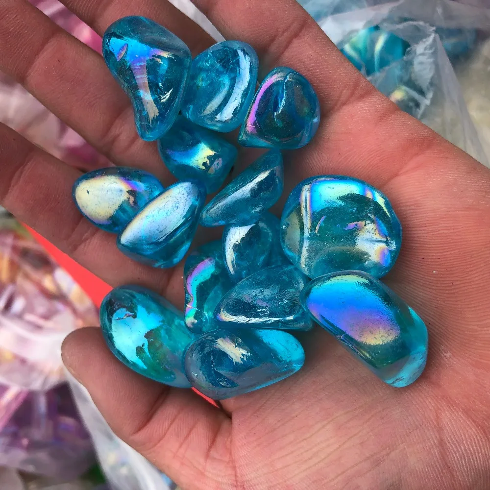 Цвет оцинкованный синий целебный рейки полировка Кристалл Атака