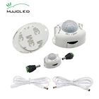 Датчик движения светильник выключатель света, 5 В, 12 В, Пассивный инфракрасный датчик движения, датчик движения постоянного тока, активированный таймер, автоматическое включение и выключение для светодиодной ленты