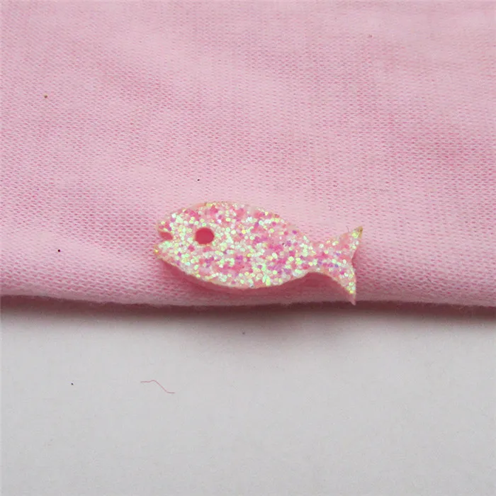 pink fish 60 шт./лот Мульти Стиль рыбы и Коронная Чакра пластыри на горный хрусталь аппликации для ремесло одежда швейные принадлежности "сделай сам" зажим для волос, аксессуары - Цвет: pink fish