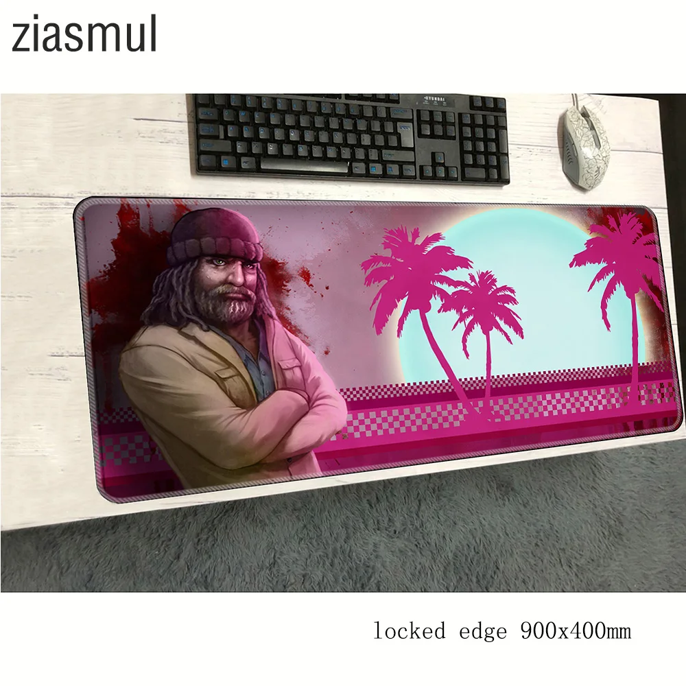 Коврик для мыши hotline miami 900x400x2 мм коврики лучший компьютерный Для Мыши игровые
