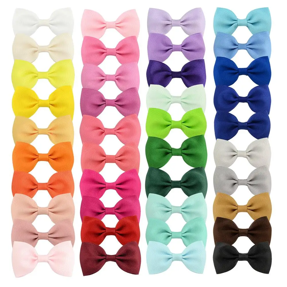 inSowni 20PCS 2.8&quot Grosgrain Ribbon Bow Alligator Hair Clips Hairgrips Barrettes Accessories for Baby Girl Toddlers Kids Infants | Детская