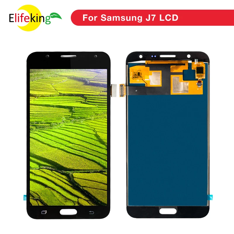 

5PCS/Lot J700 LCD For Samsung J7 2015 J700 J700F J700M J700FN LCD Display With Touch Screen Digitizer Full Assembly Repalcement