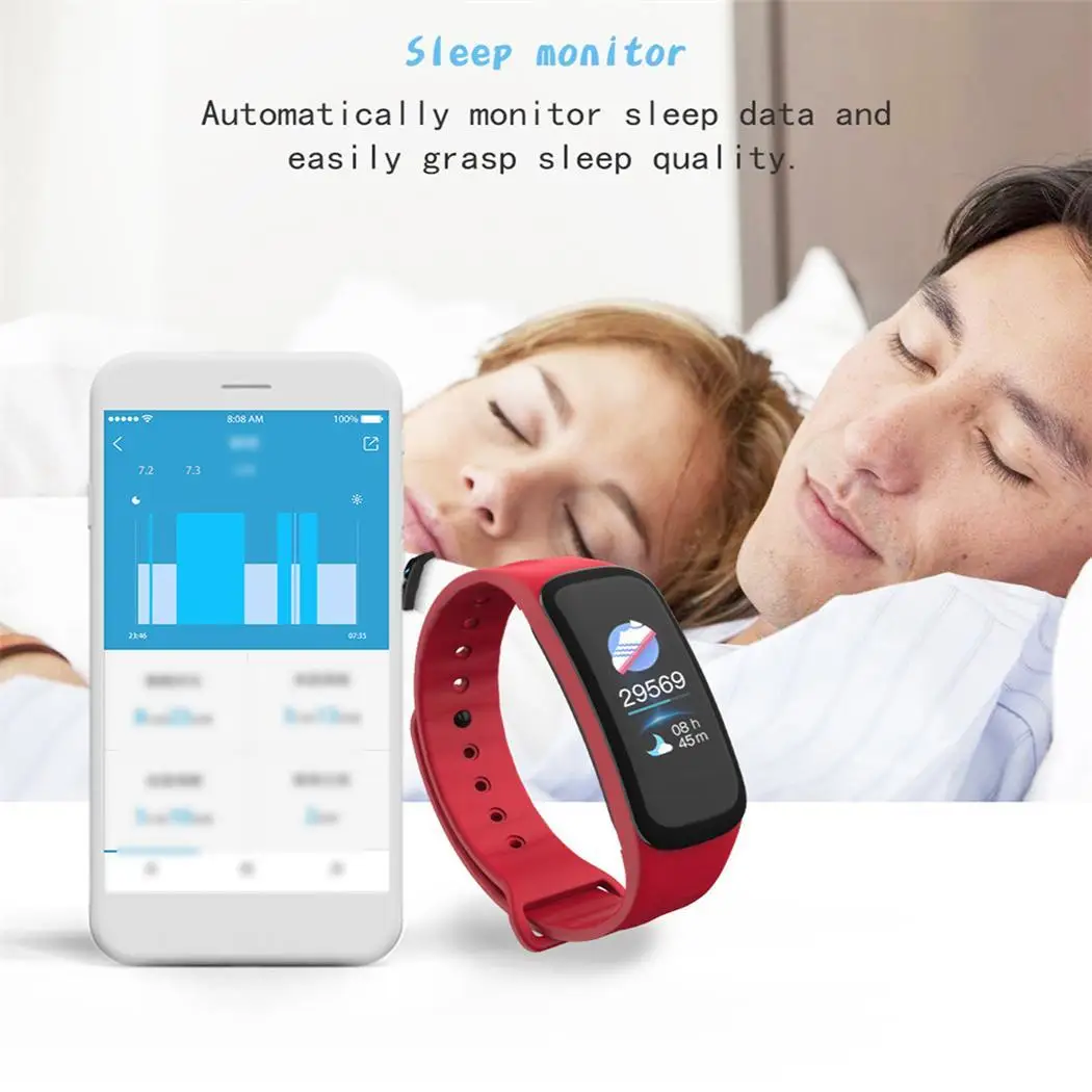 Touch Screen Smart Watch Health Monitoring Buckle 118mm Fitness Exercise TPU Causal Outdoor etc Bracelet | Электроника