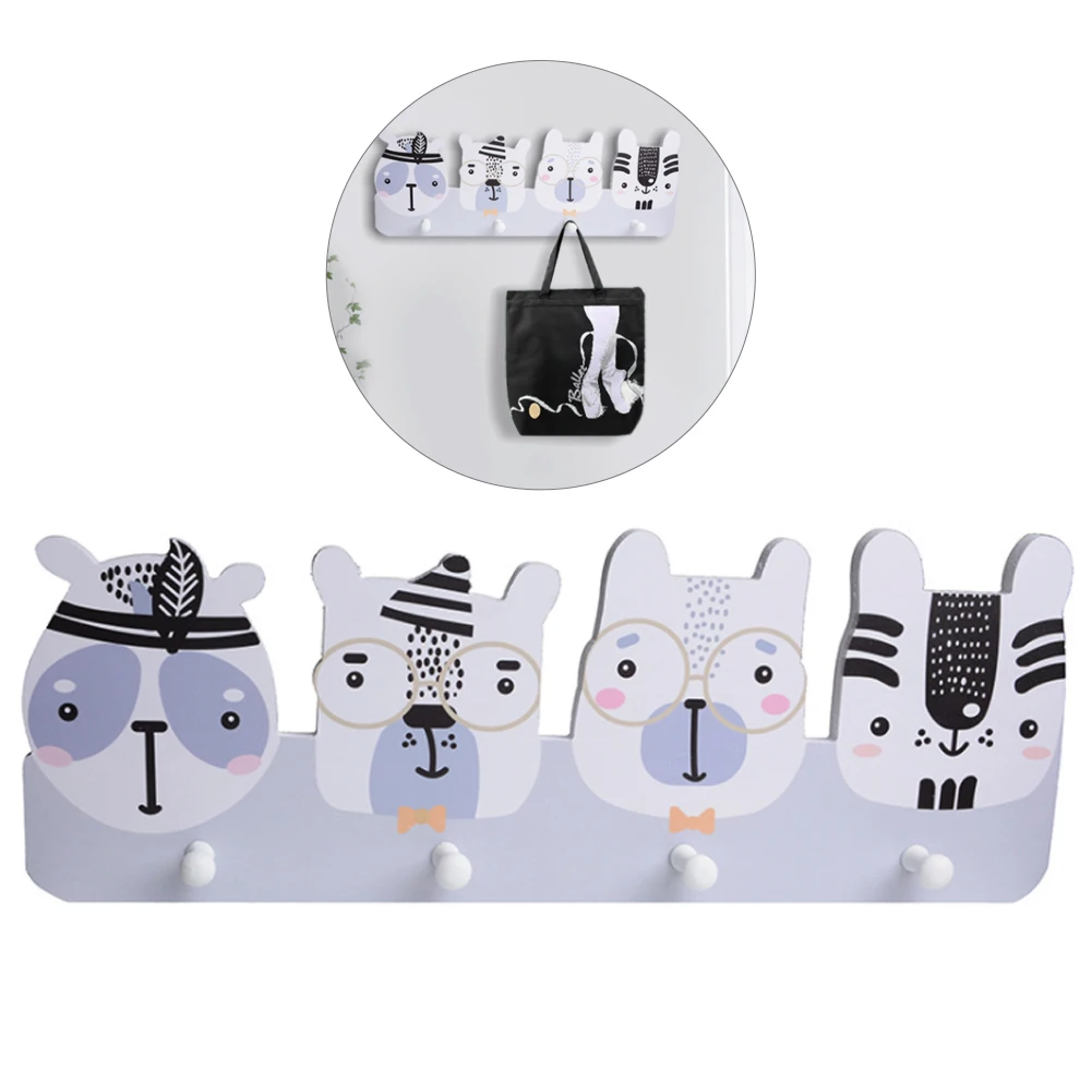 Декор в скандинавском стиле настенная полка для детской комнаты крюк Мультяшные