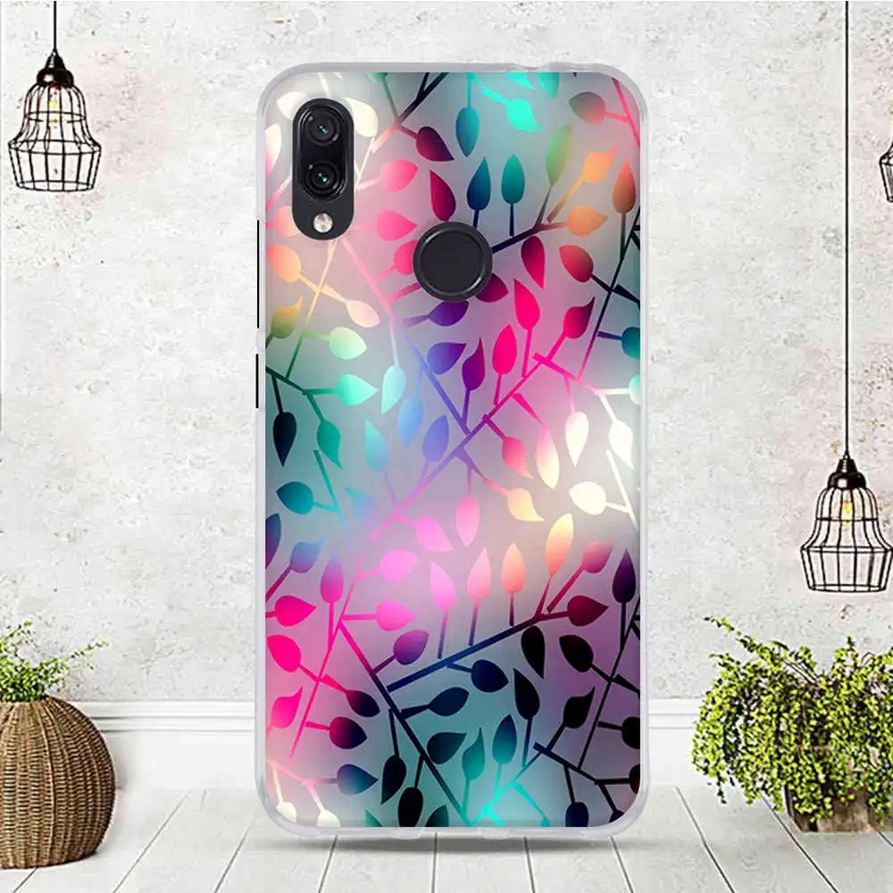 40 Для xiaomi redmi note 7 чехол для телефона задняя крышка для Note 7 Pro Capa Мягкий ТПУ силиконовый чехол s сумки для xiaomi redmi note 7 pro Чехол - Цвет: 40