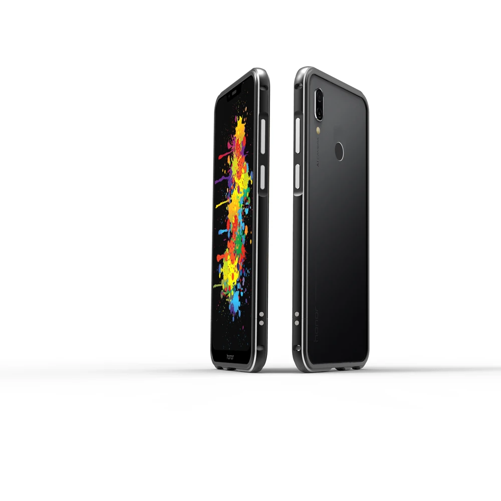 Huawei Honor Play защитный бампер Honor play чехол Роскошный Глянцевый Алюминиевый металлический каркас для huawei Honor Play COR-L29 чехол