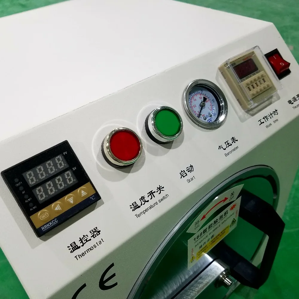 Novecel BR06 резиновая Машинка для удаления 220 V/110 V для ЖК-дисплей Ремонт экрана Нержавеющая сталь камеры обновленная версия