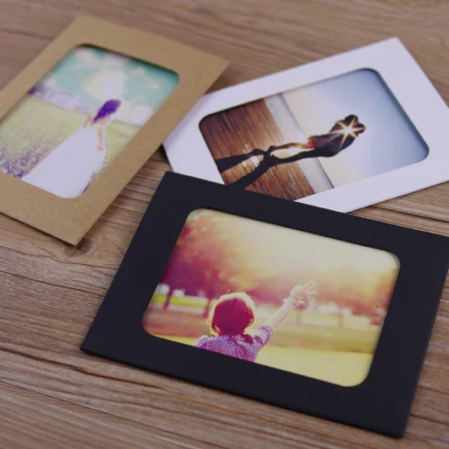 

6inch photo diy handmade cardboard brief photo frame vintage photo frame decoration wall gifts paper crafts