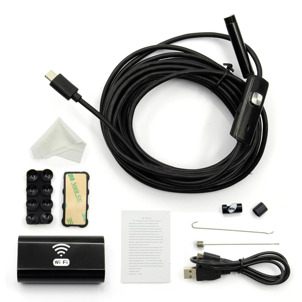 Новые 8 мм беспроводной Wifi эндоскоп камера Android 720P Iphone бороскоп Камера Эндоскоп