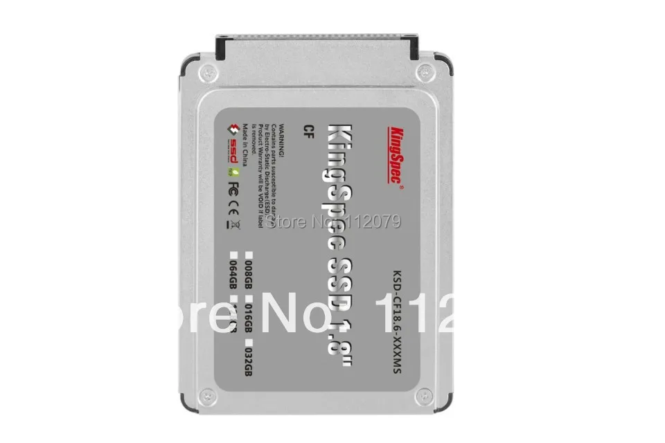 Новый Kingspec 1.8 &quot64 ГБ SSD ДИСК PATA CF (KSD-CF18.6-064MS) твердотельные накопители ПРИГОДНЫЙ