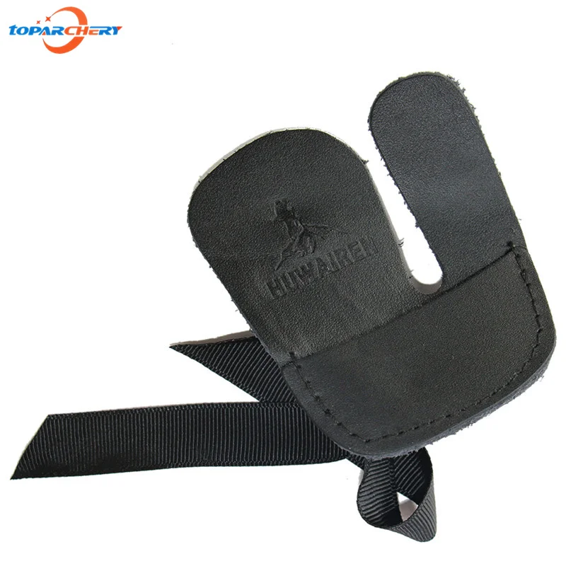Прочные кожаные защитные перчатки для стрельбы из лука стрельбы|archery finger guard|archery