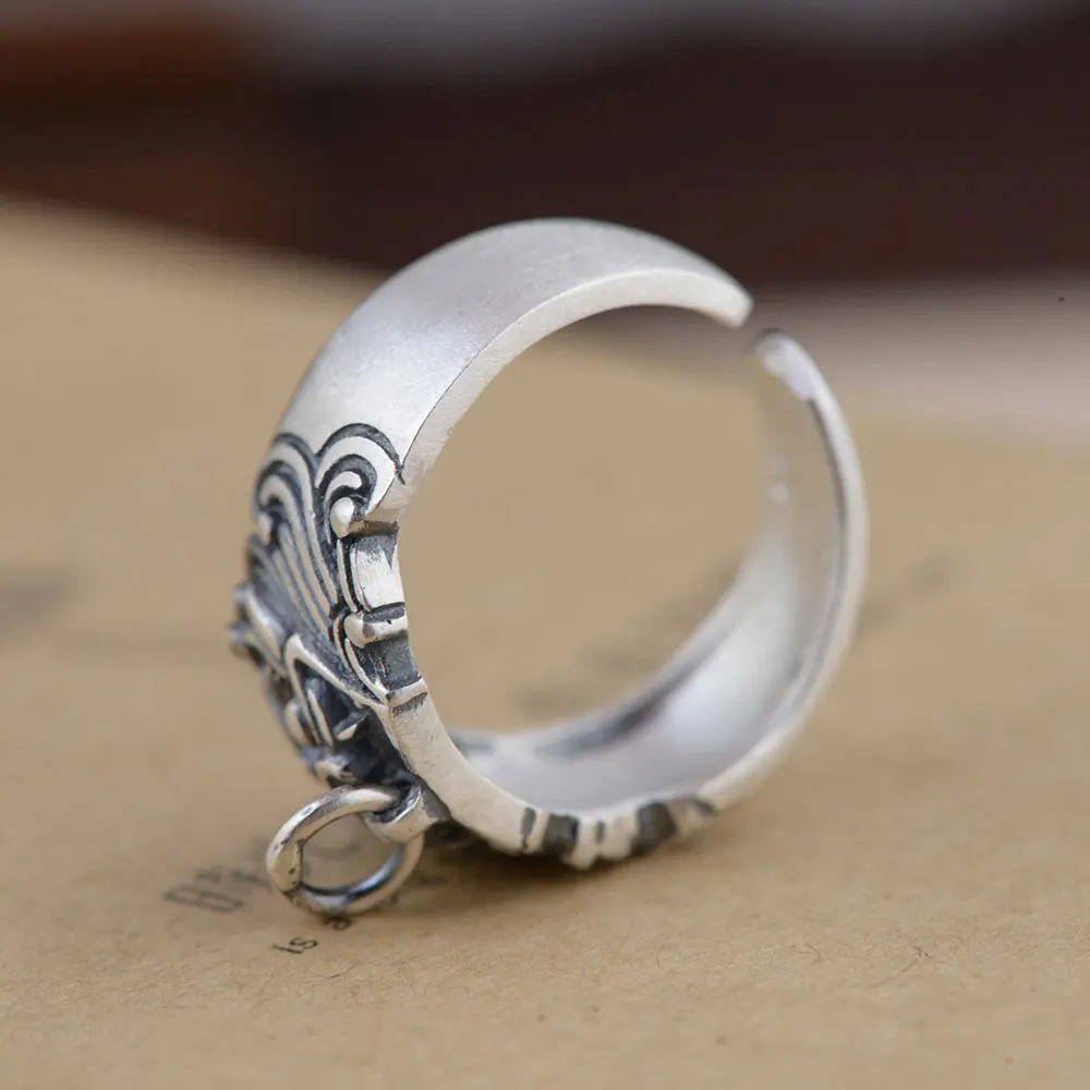 Мужское кольцо из серебра 925 пробы регулируемый размер|thai silver ring|silver ringring for |