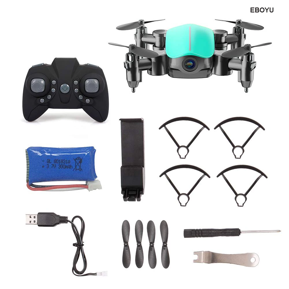 Квадрокоптер EBOYU RS535 Радиоуправляемый Дрон с камерой 480 P фотографии жестов Wi-Fi FPV |