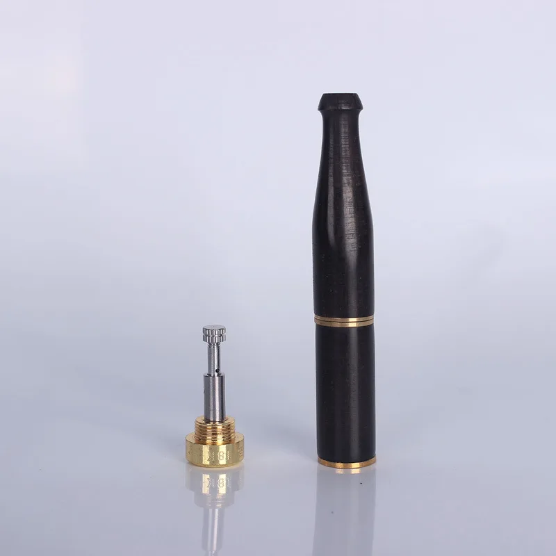 Ebony Фильтр Мундштук Двойной сигареты табак Можно Чистить Головки Стержня Медь