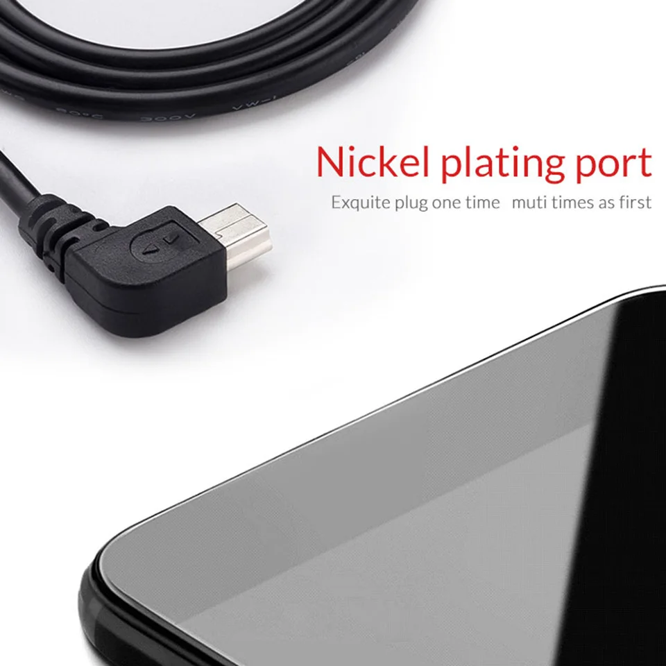 Unnlink мини-usb кабель 3,5 м DC 5 В 3A 2* 22AWG основной провод Кабель питания Шнур для автомобиля тире камера DVR gps рекордер вождения